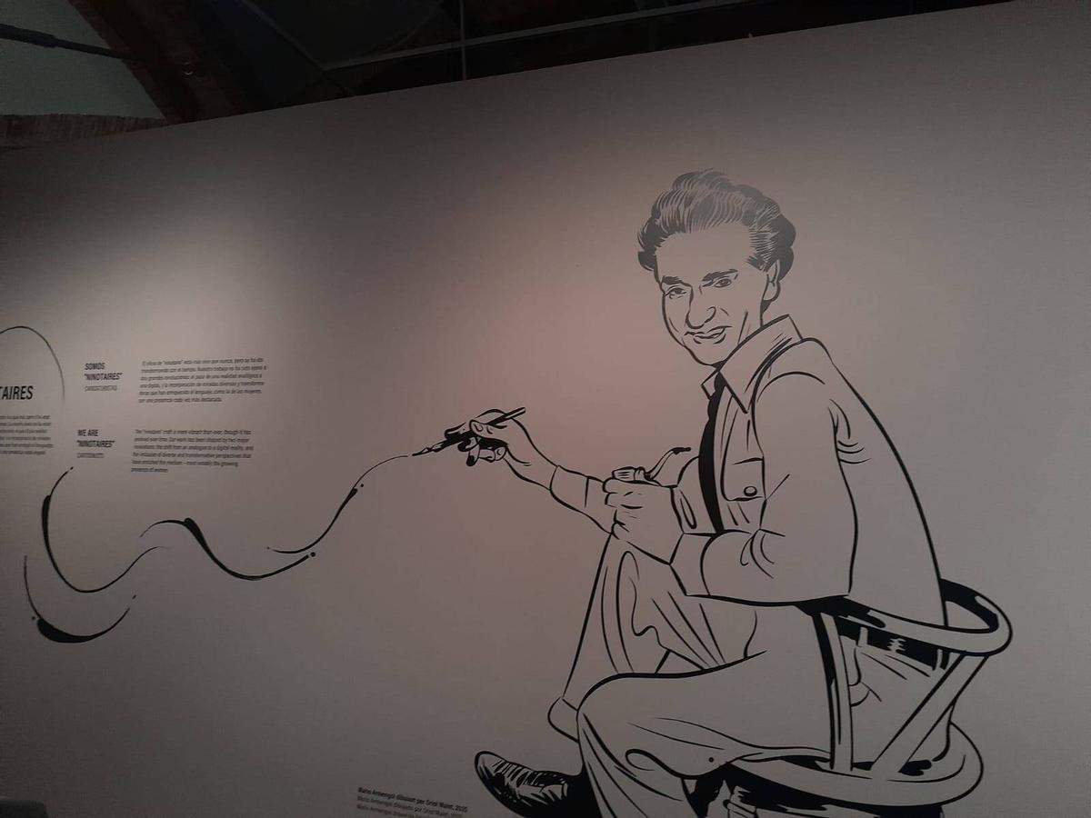 Mario Armengol, caricaturitzat per ell mateix.