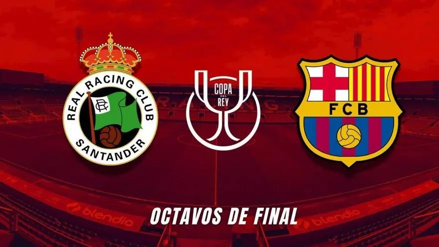 Alineación del Barcelona contra el Racing de Santander