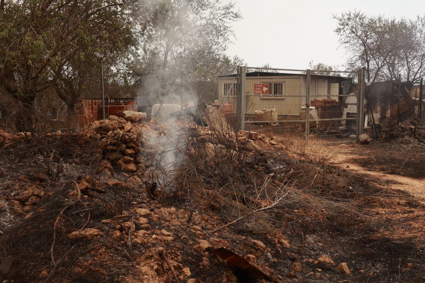 El incendio de Bejís, en imágenes