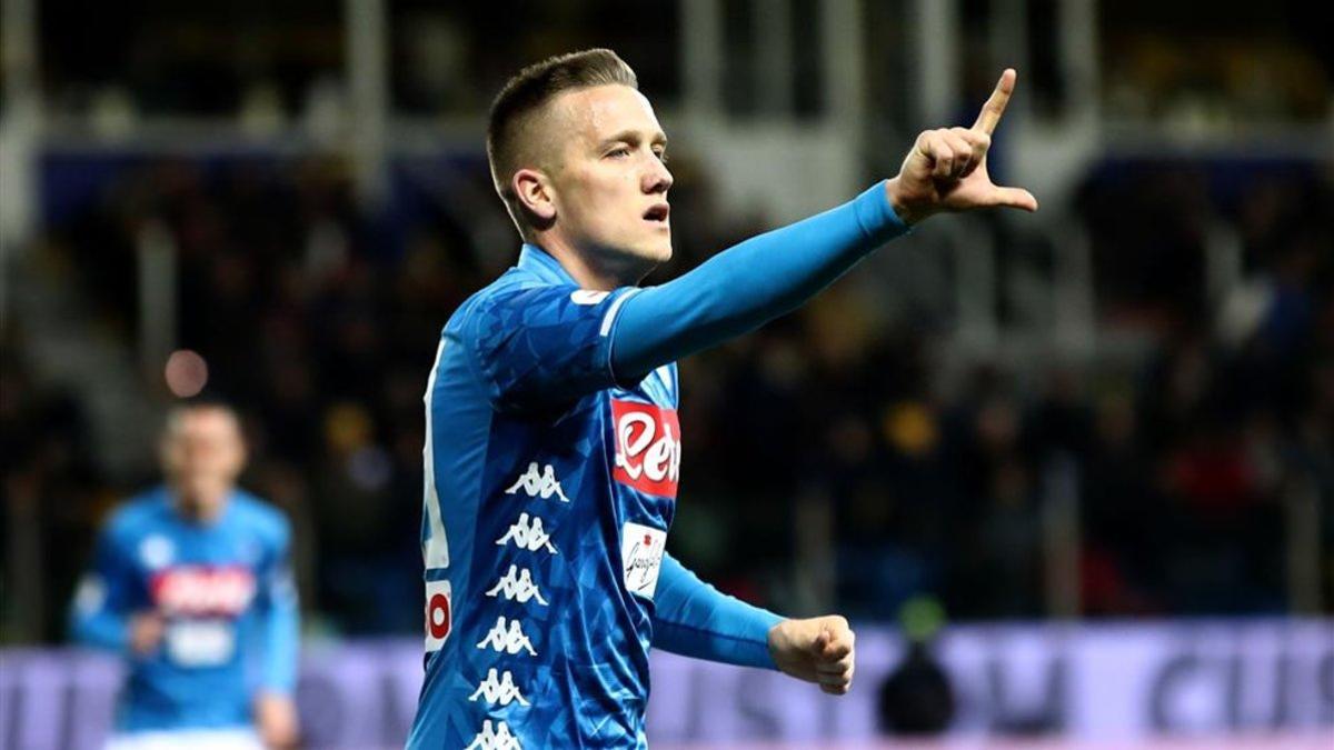 Zielinski abrió la lata ante el Parma a los 19 minutos