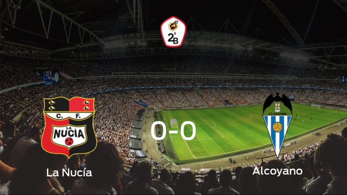 La Nucía y el Alcoyano se reparten los puntos en un partido sin goles (0-0)