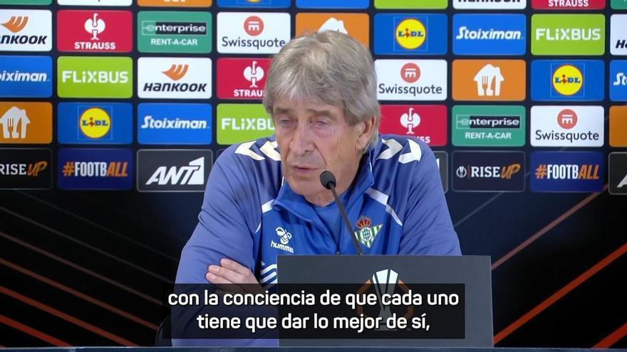 Pellegrini: "La especulación previa no debe existir en fútbol"