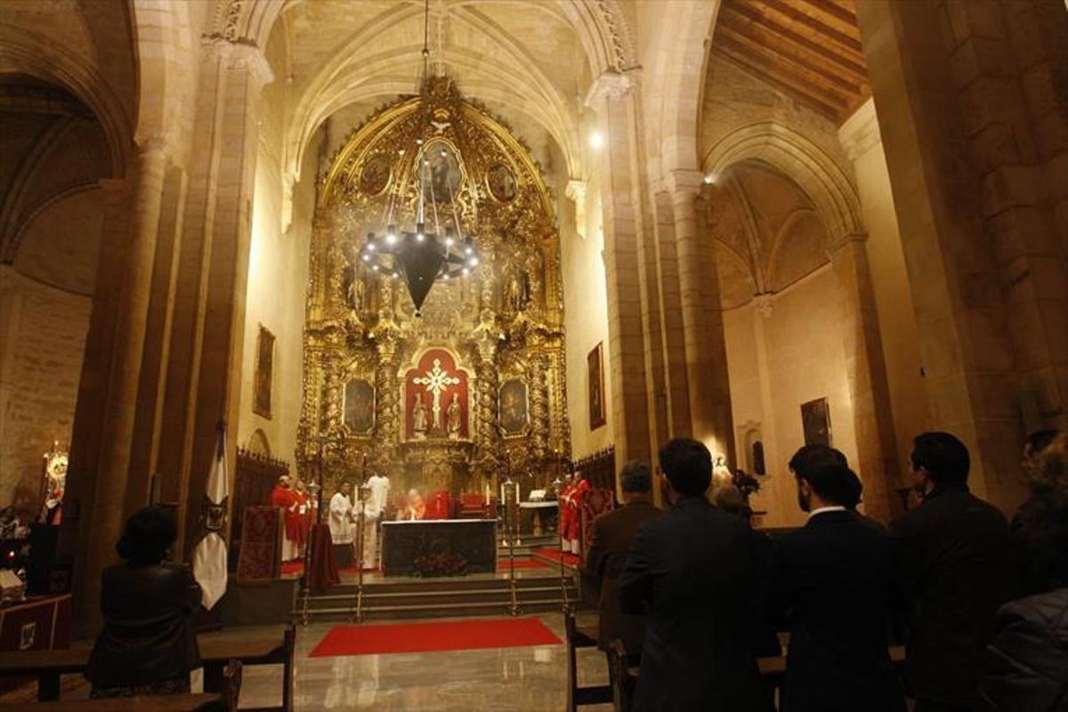 La iglesia de San Pedro reabre tras las obras de consolidación de sus pilares