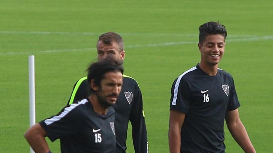 Marcos Angeleri, en uno de sus últimos entrenamientos.