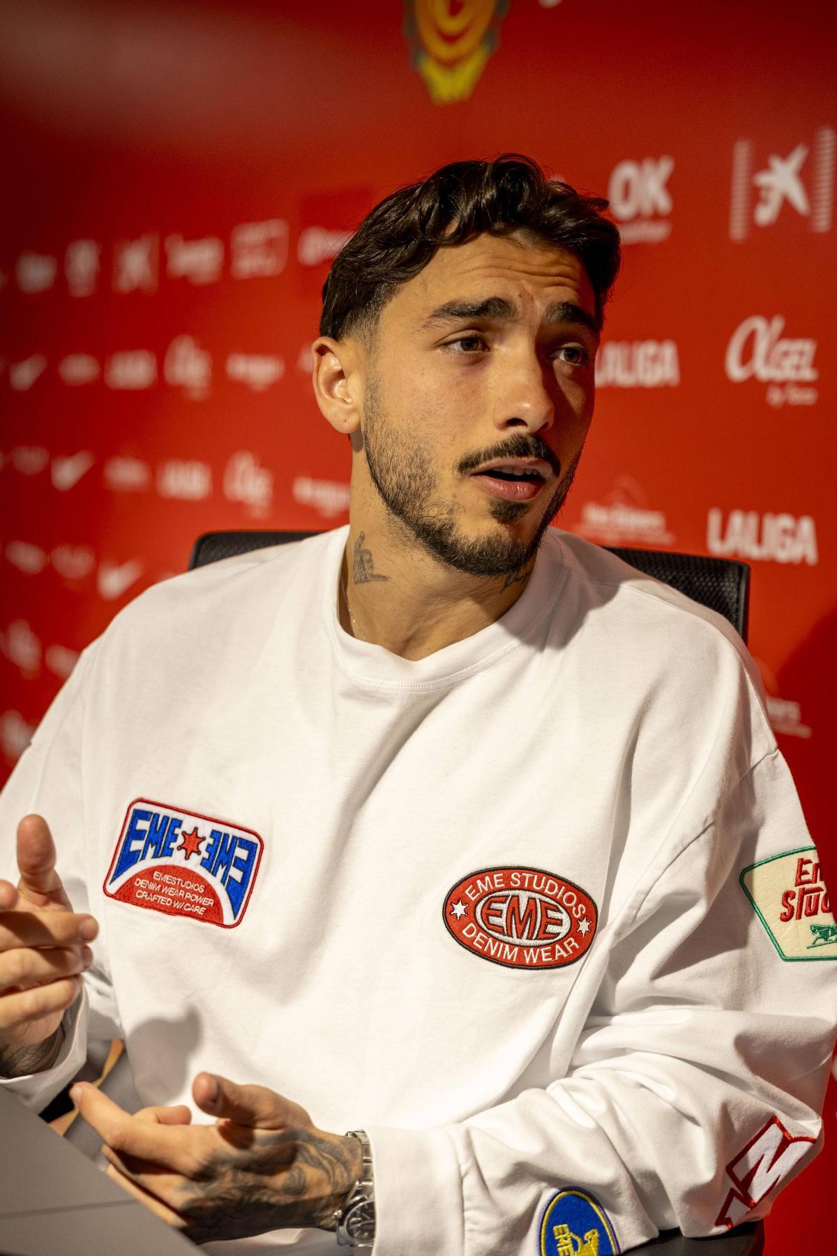 Antonio esperaba más minutos esta temporada en el Mallorca.
