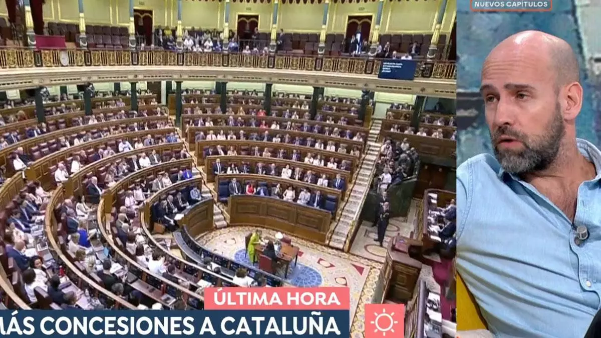 Gonzalo Miró sorprende y carga contra el Gobierno en 'Espejo Público' por las negociaciones con Cataluña