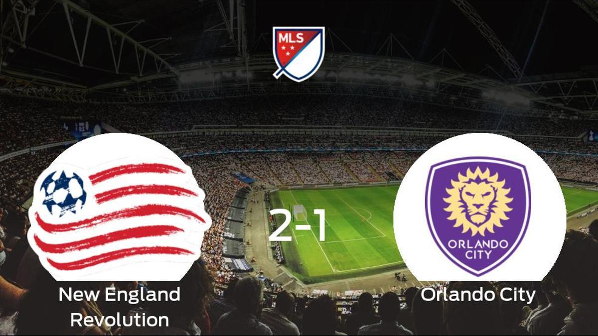 El New England Revolution gana por 2-1 al Orlando City