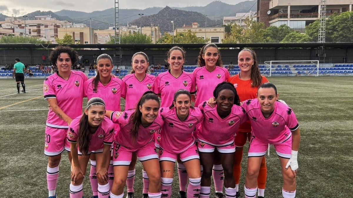 La plantilla del CD Castellón, durante la pasada edición del torneo.