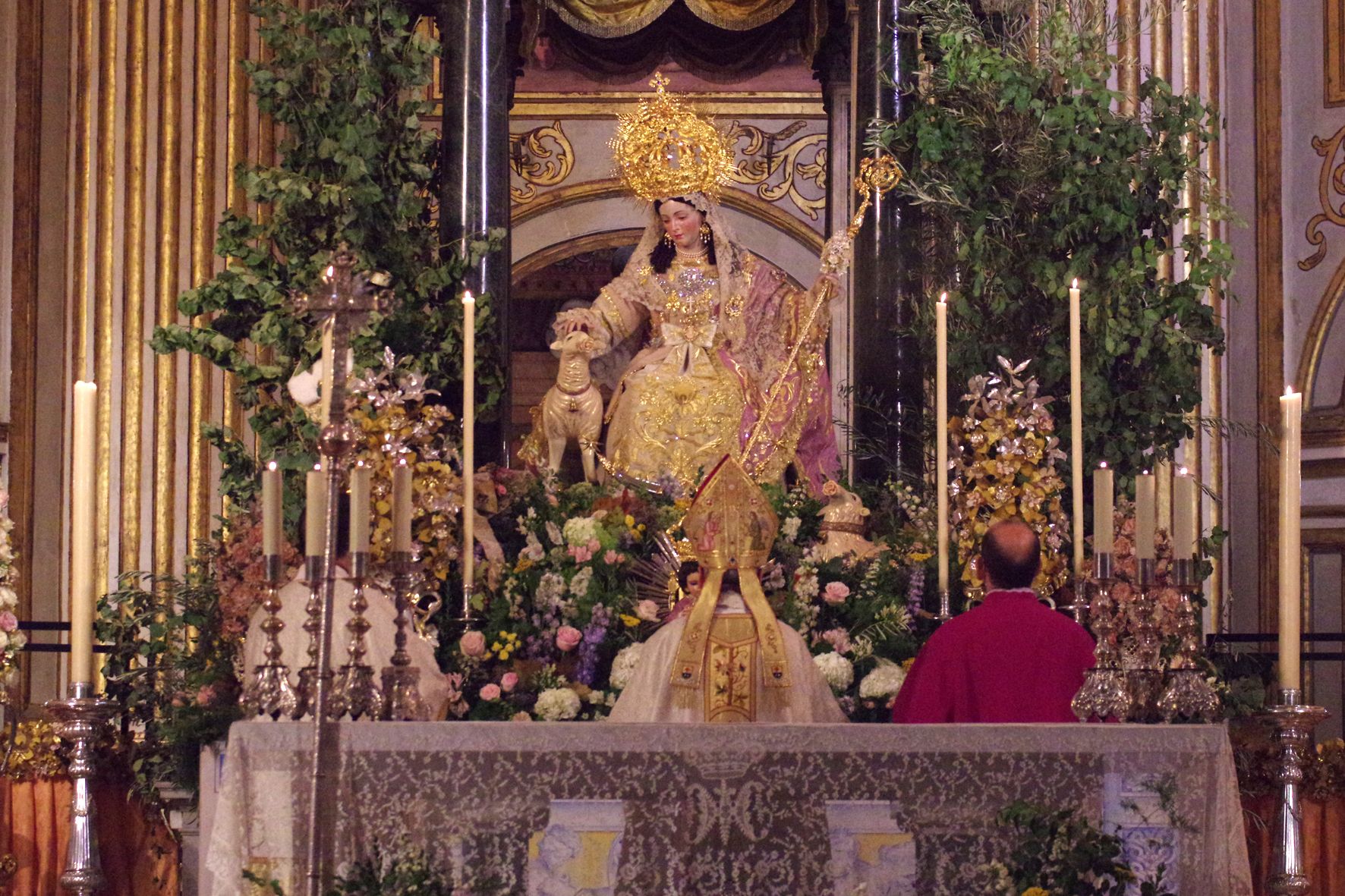 Coronación Canónica de la Divina Pastora en la Catedral de Málaga