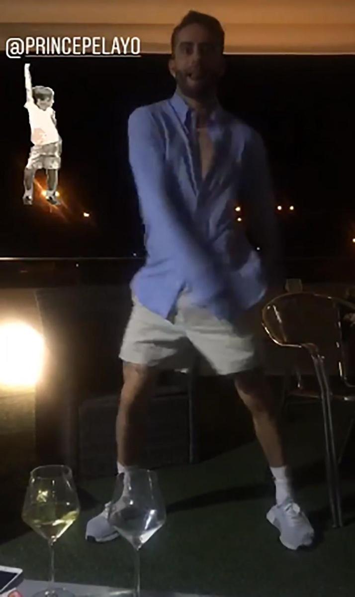 Pelayo Díaz bailando 'Swish swish'