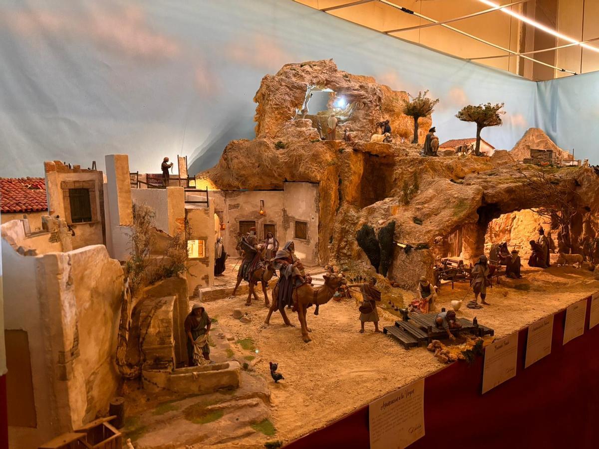 Belén hiperrealista de la Parroquia de Nuestra Señora de los Ángeles.