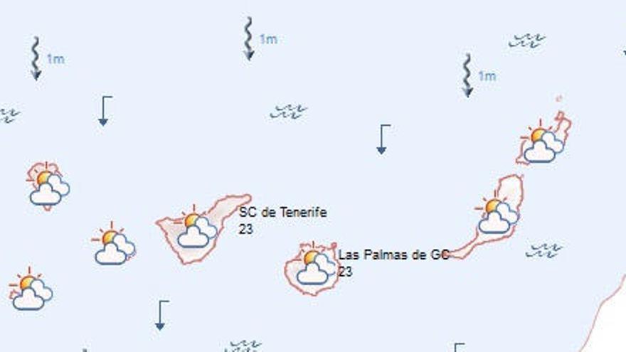 Previsión meteorológica para el martes 29 de septiembre de 2015 en Canarias