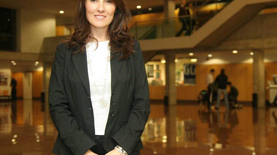 María Isabel Docampo en la Facultad de Derecho de A Coruña. / eduardo vicente