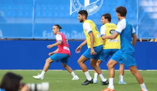 El Dépor estrena césped en el nuevo campo 3 de Abegondo