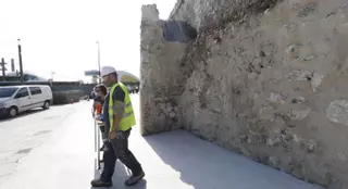 Mostrar la sección subterránea, el reto de la segunda fase del plan de la muralla de Avilés