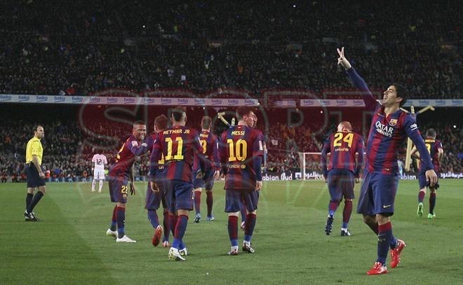 F.C. Barcelona, 2 - Real Madrid, 1