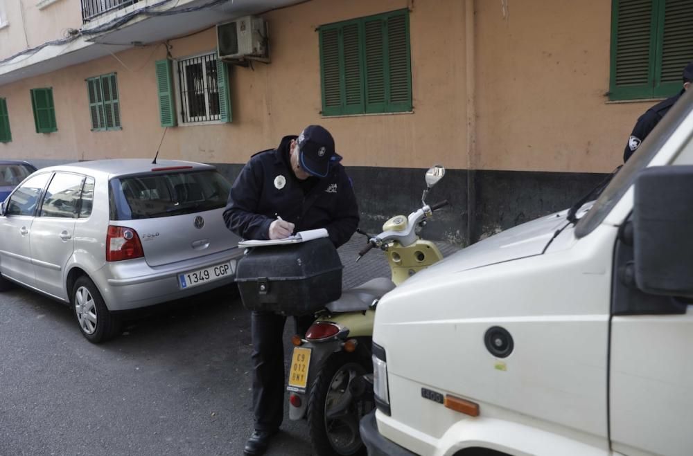 Retirados 90 coches en Son Gotleu