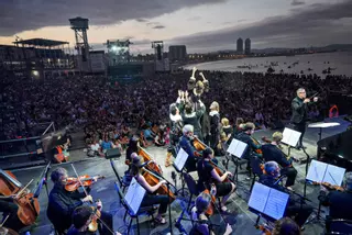 "Mar i Cel", en la playa de la Barceloneta