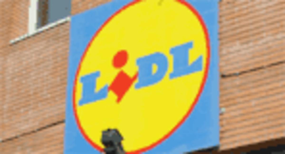 Logotip de la cadena de supermercats Lidl.