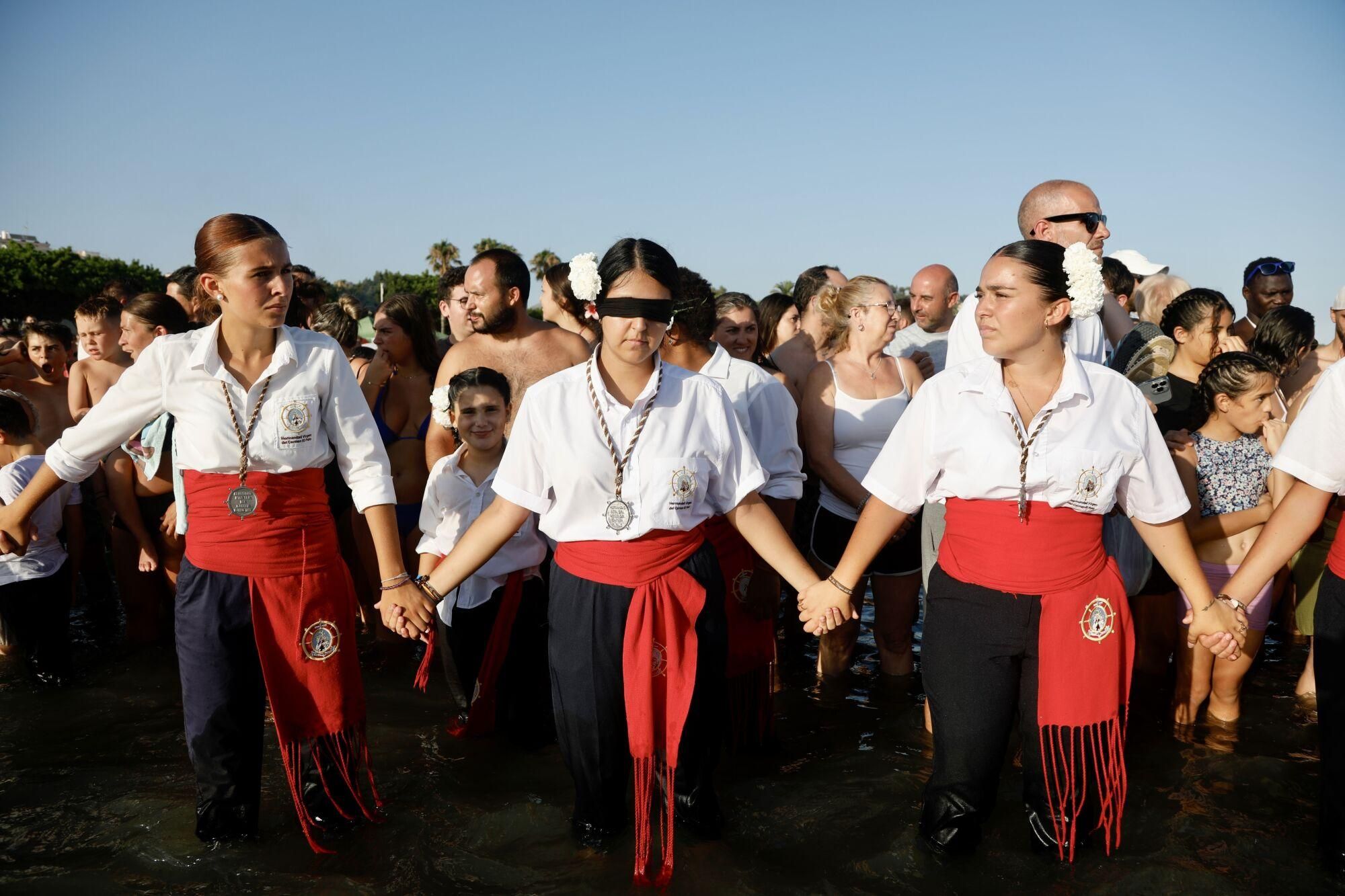 Procesión de la Virgen del Carmen de la barriada de El Palo
