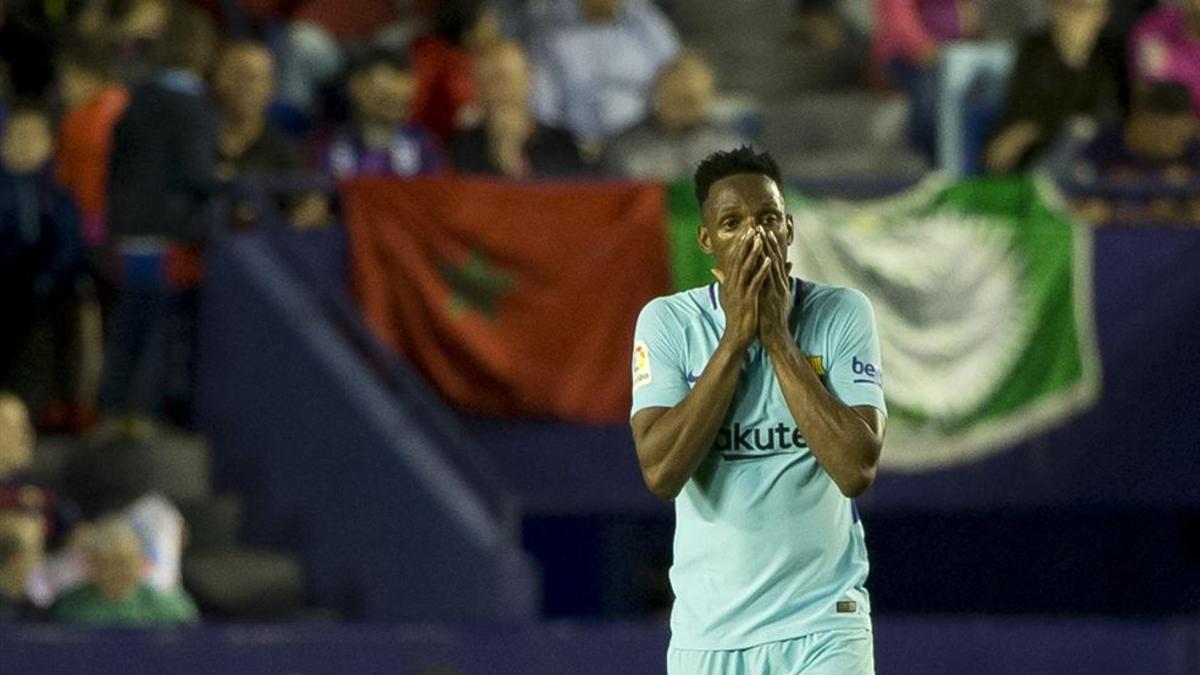 Yerry Mina llegó al Barça envuelto en un mar de dudas