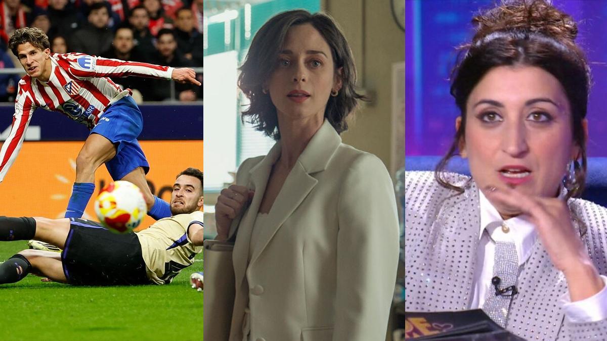 Partido Atletico-Barça, 'Perdiendo el juicio' y 'Especialita'