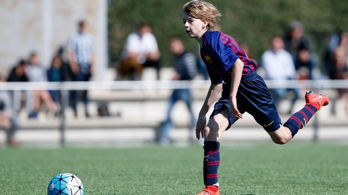 Tommy Marqués, en su etapa con el Infantil B