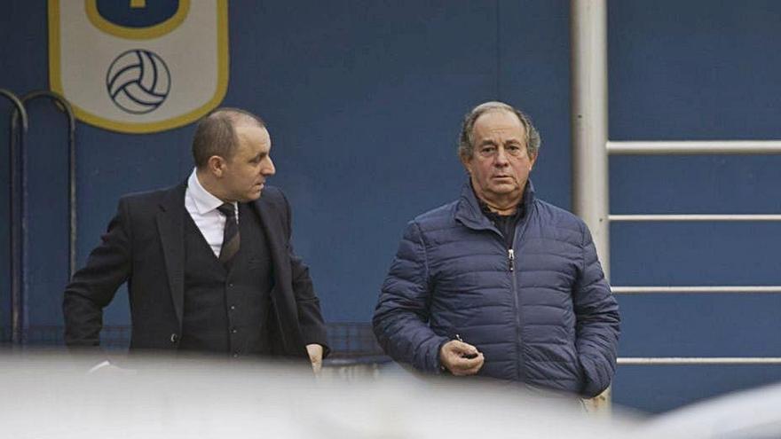 Fernando Corral y Federico González, en El Requexón.