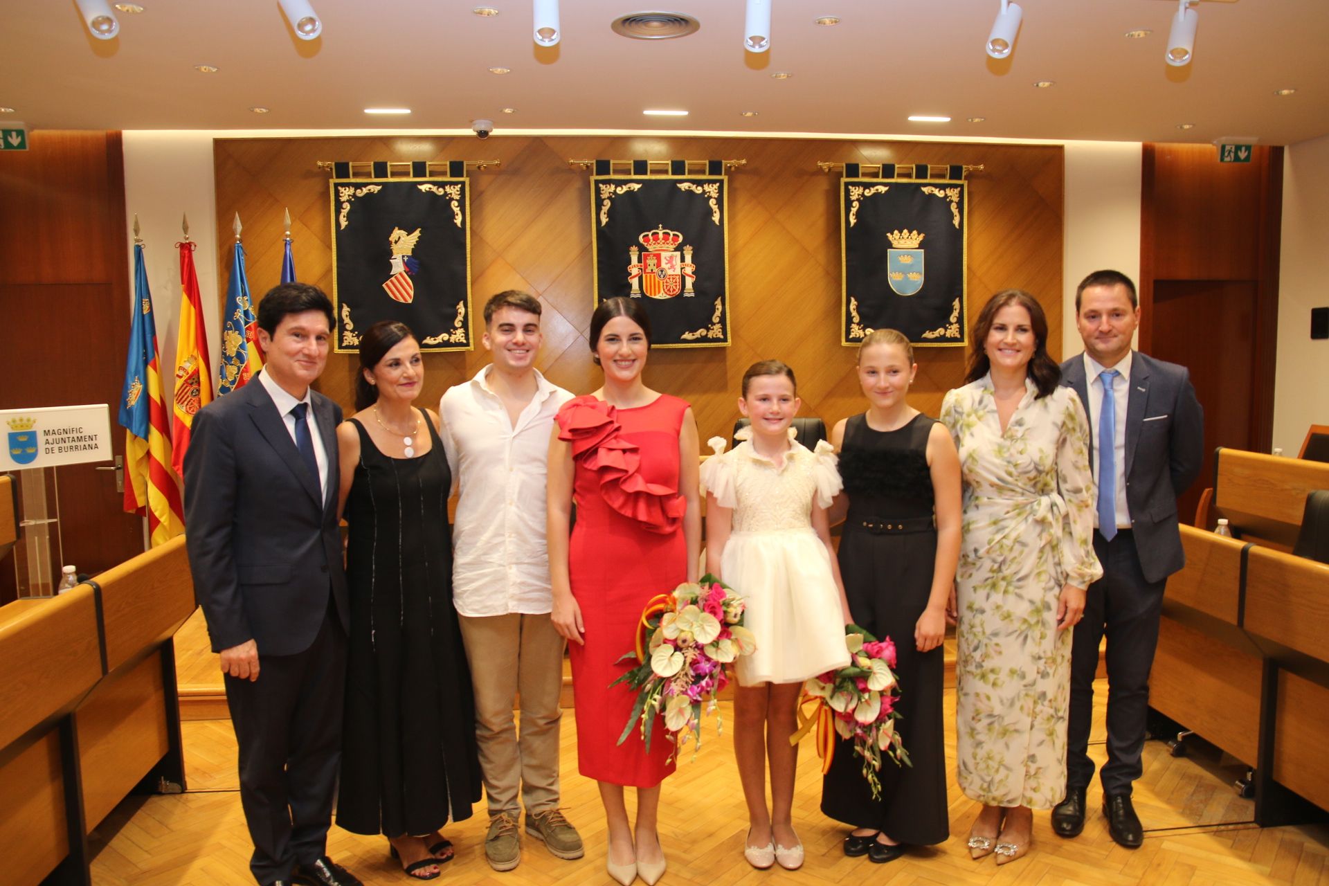 Las imágenes de la elección de las reinas falleras de Burriana