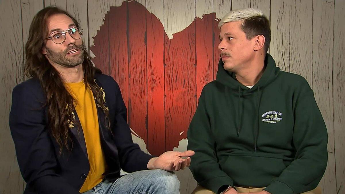 Marco y Luis en su cita de 'First dates'.