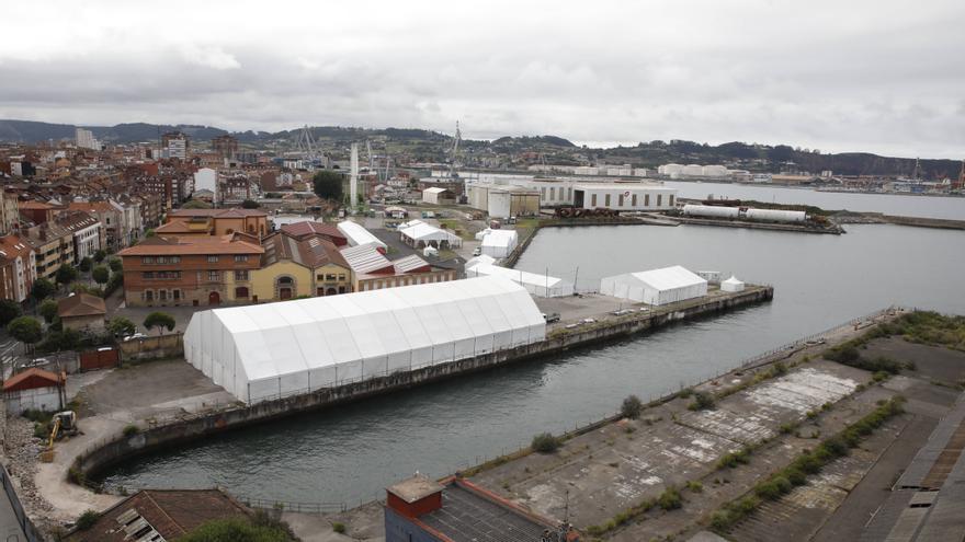 El Puerto prevé volver a subastar en 2024 su parcela en Naval Gijón en 5,20 millones