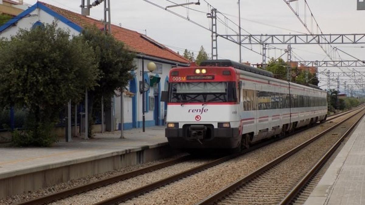 Imagen de archivo de un tren de Rodalies.