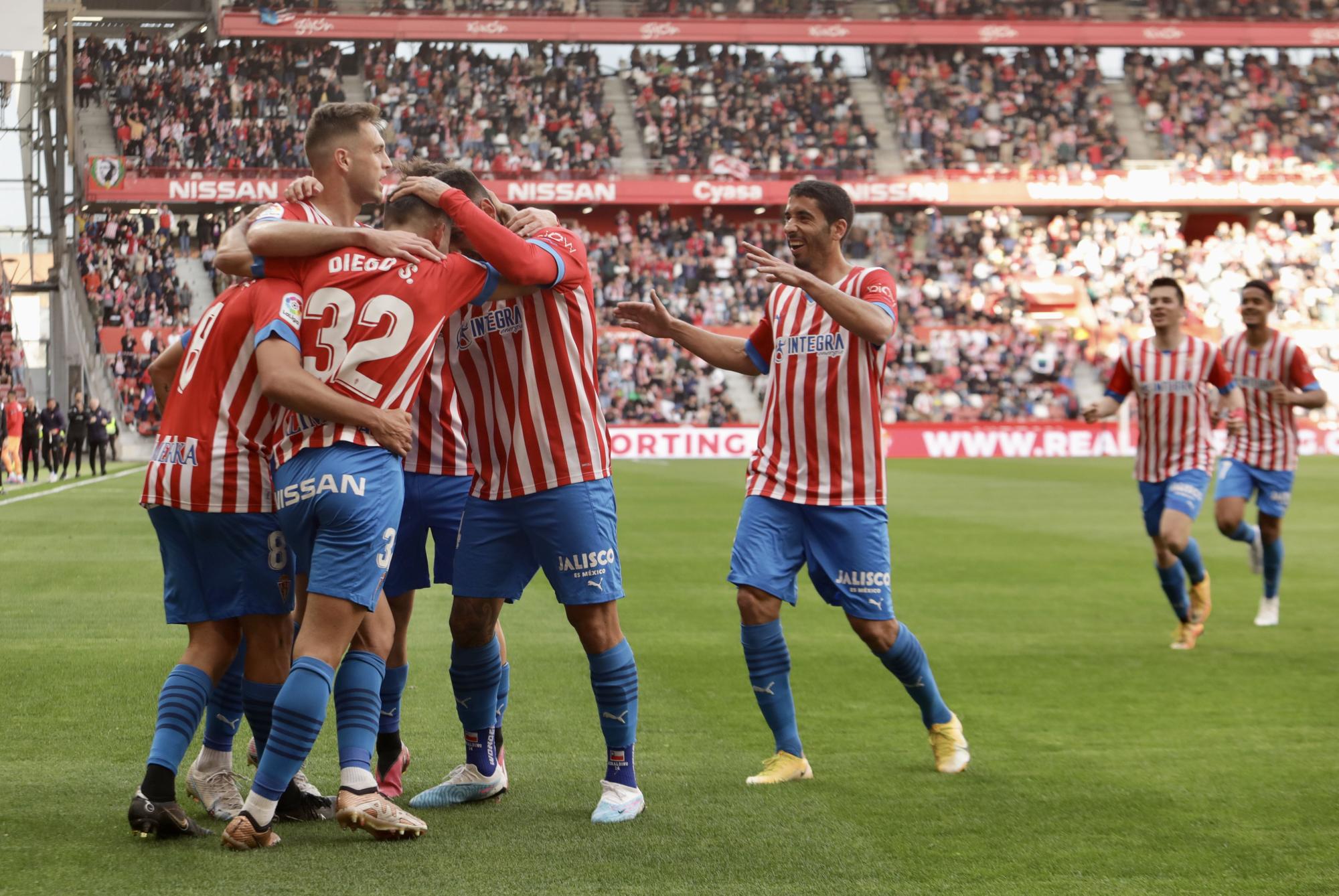 Así fue el encuentro entre el Sporting y el Granada