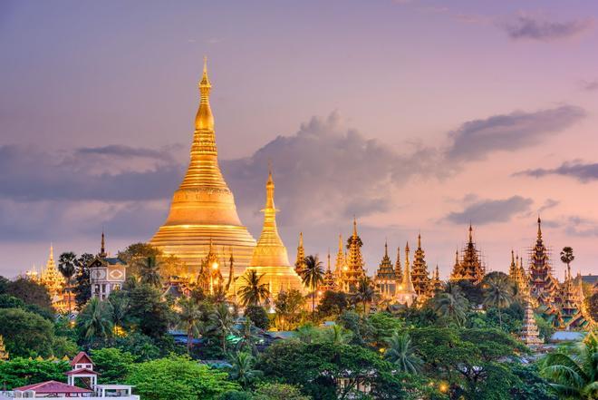 Pagoda de Shwedagon, Myanmar