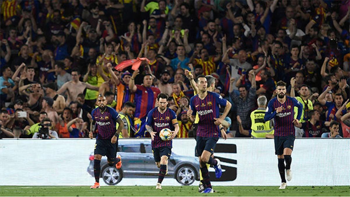 Messi apareció para recortar distancias y dar esperanzas al Barça