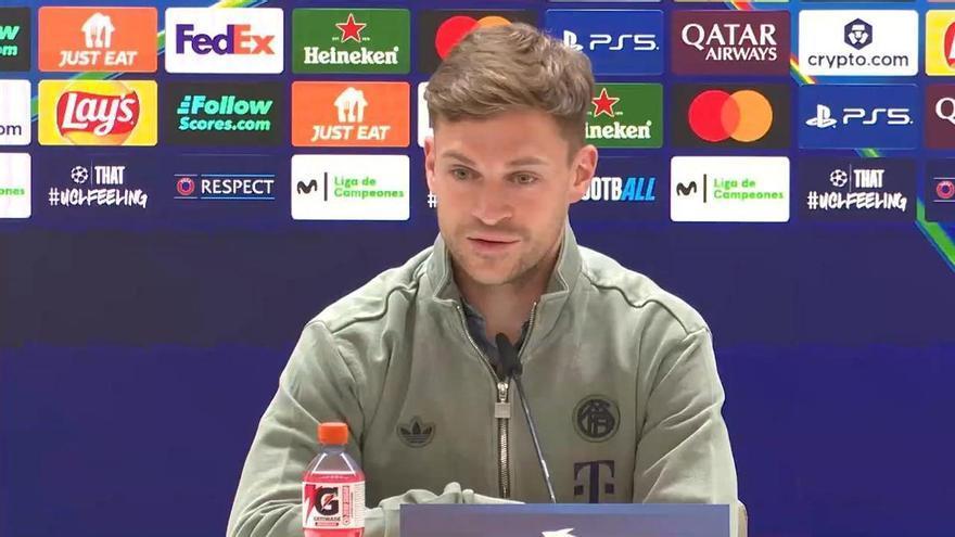 Kimmich y el Bernabéu: "Muchas veces jugamos bien y nos vamos sin nada"