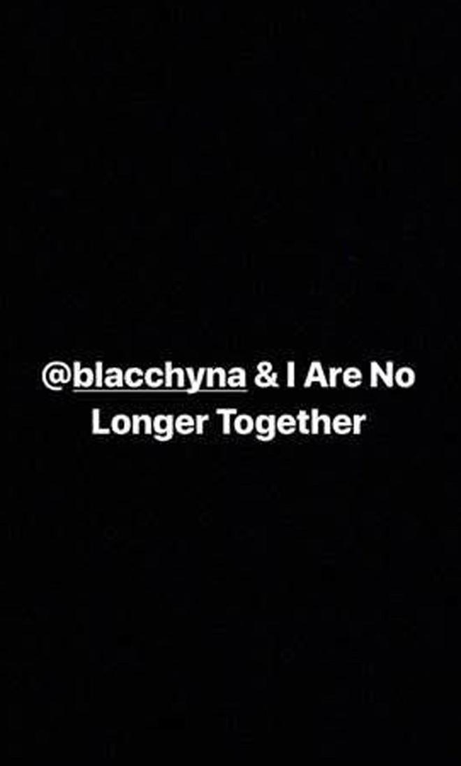 Stories del exnovio de Blac Chyna que confirma que lo han dejado