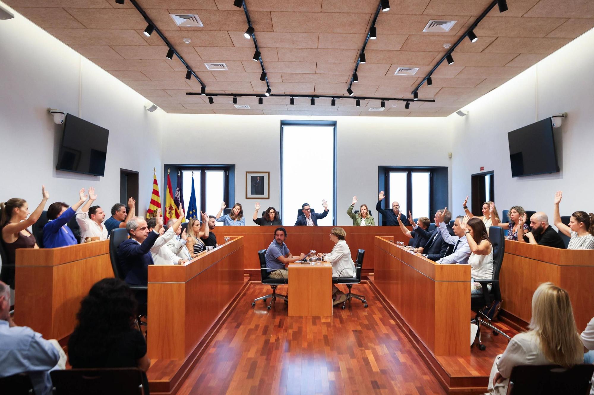 Los concejales de los cuatro partidos con representación en Vila dan luz verde a la petición de zona catastrófica.