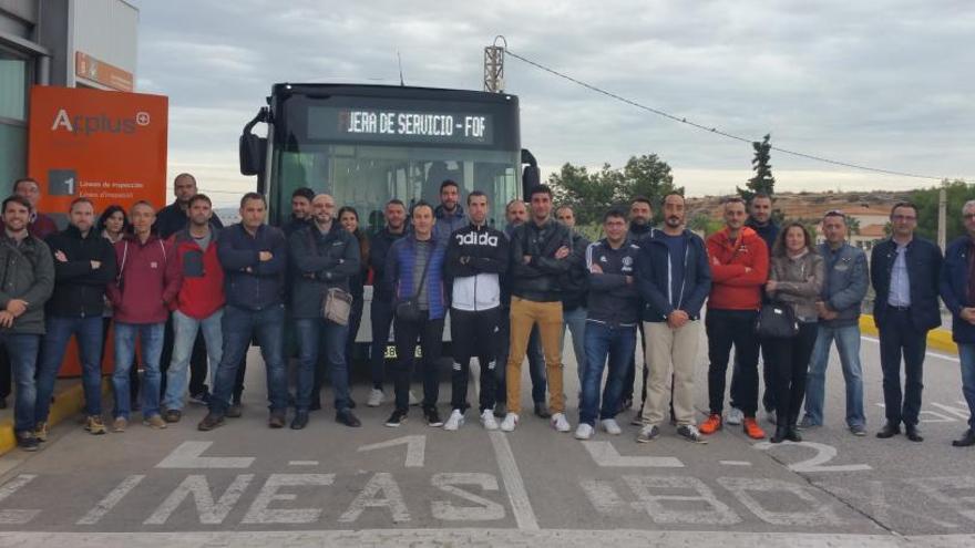 La treintena de agentes que participó en el curso de formación