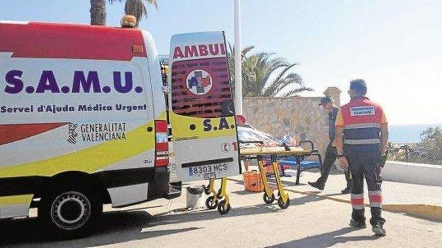 Un motorista sufre politraumatismo en un accidente en la Vilavella