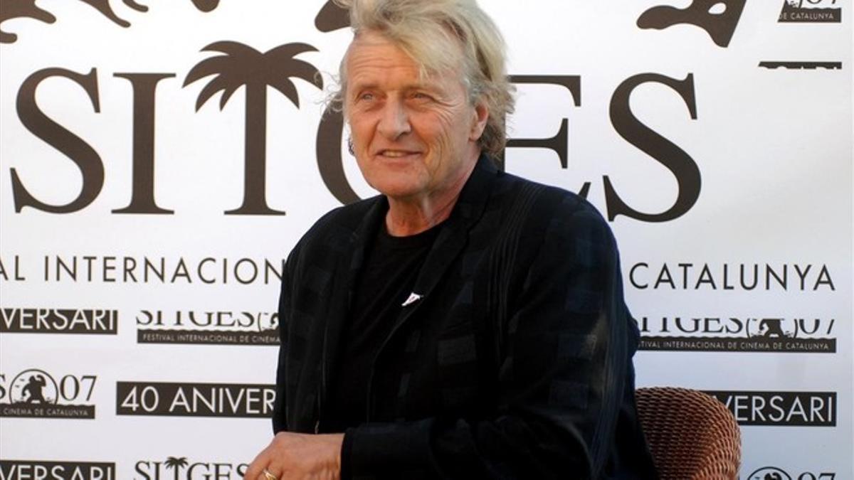 Rutger Hauer, en el Festival de Sitges de 2007