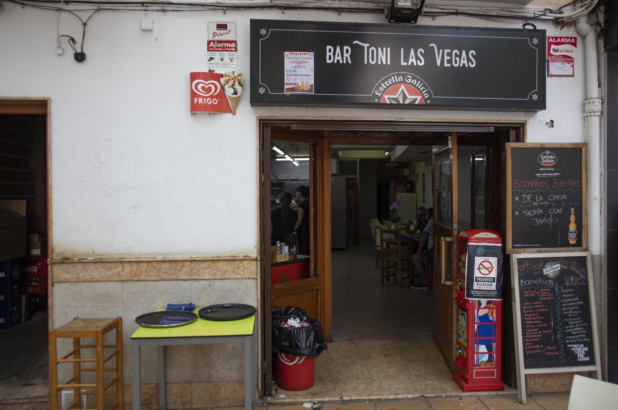 Los últimos almuerzos del bar Toni las Vegas en Xàtiva