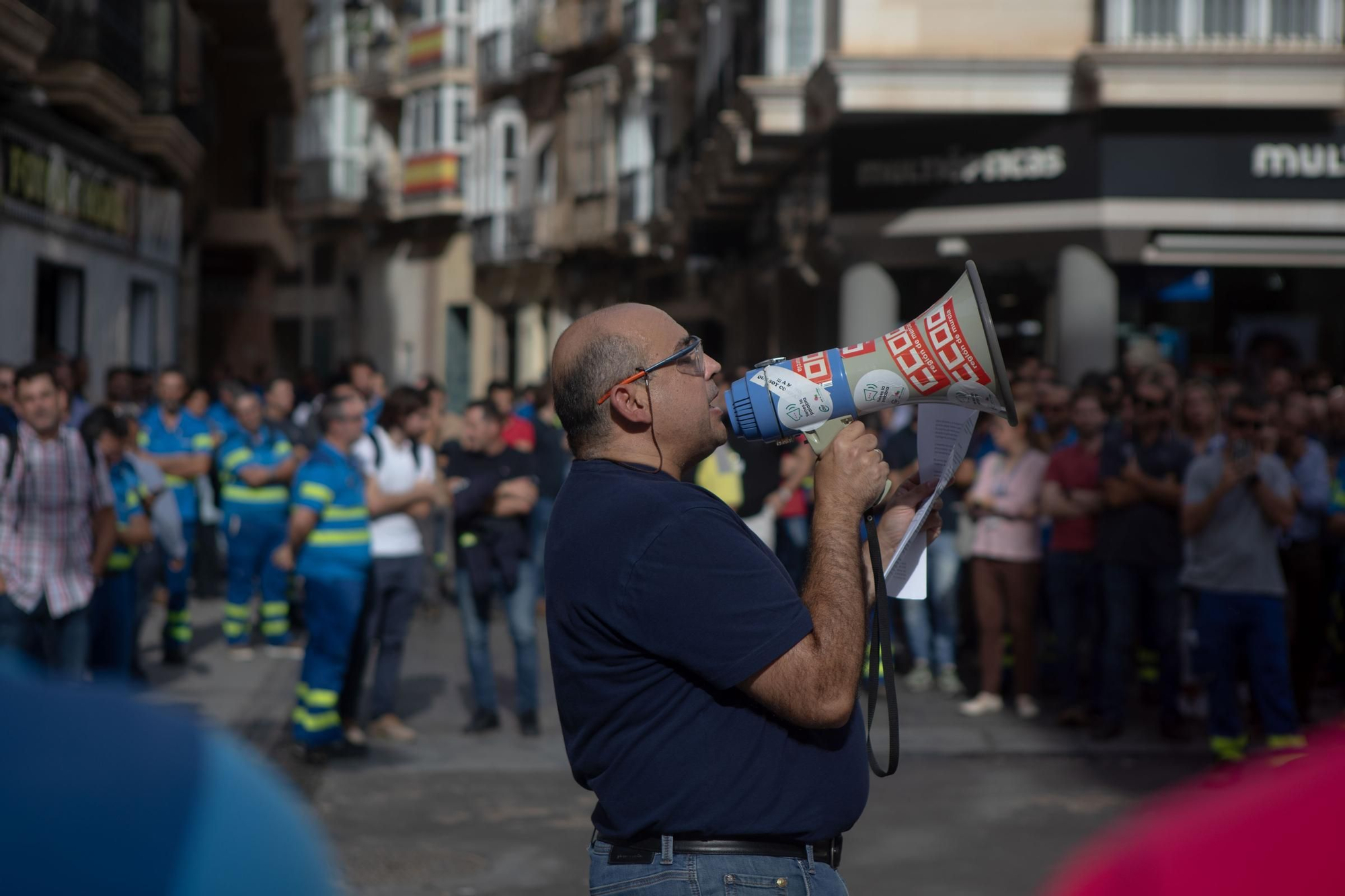 Protesta de los trabajadores de Navantia