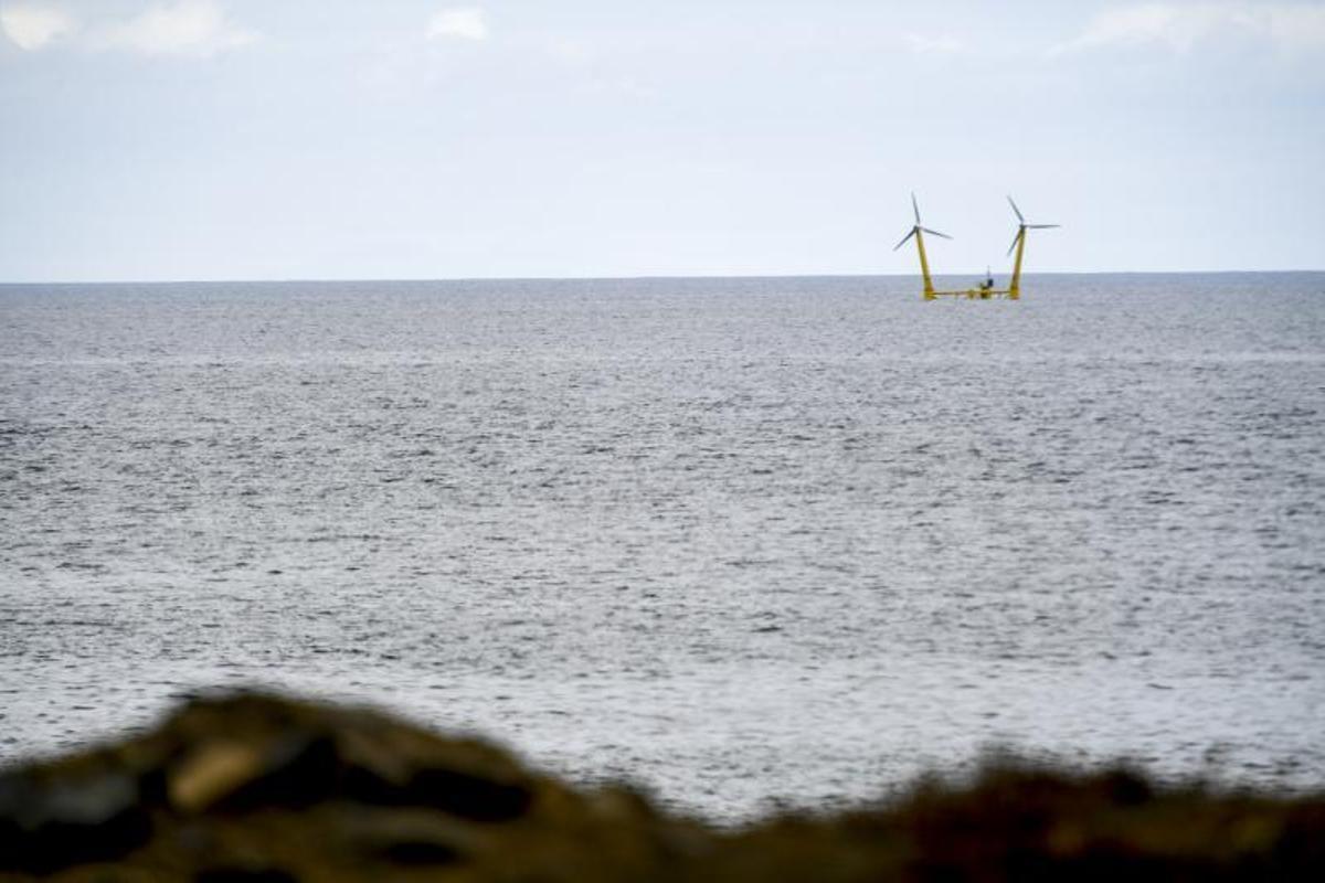 Prototipo de aereogenerador de dos cabezas