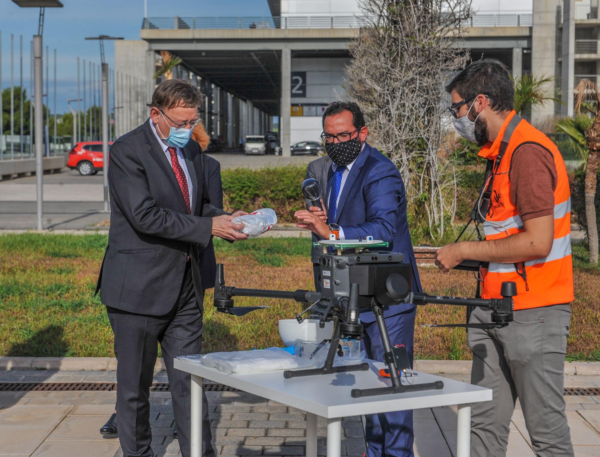 Drones para transportar material sanitario en plena pandemia