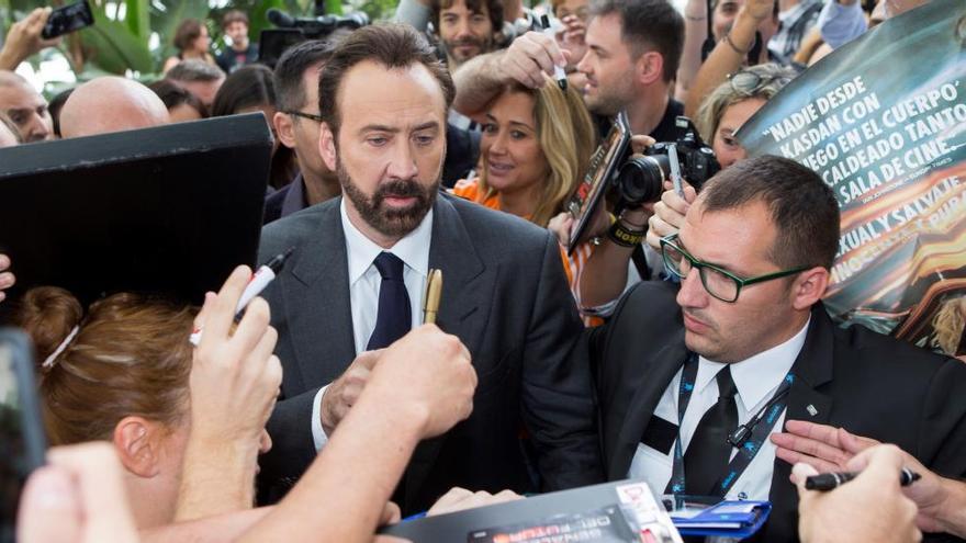 Nicolas Cage arriba al Festival de Sitges aclamat pels fans