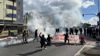 Tranquilidad en el inicio de la octava jornada de la huelga del metal en Cádiz