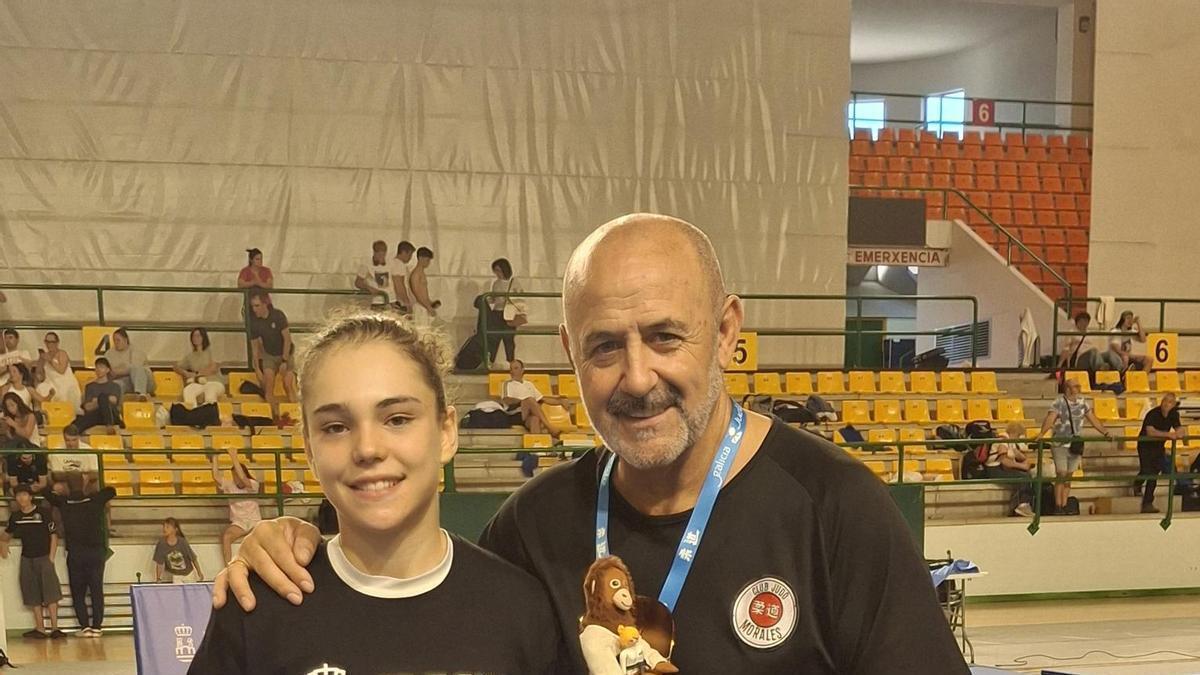 Photo: laopiniondezamora.es Elena Bahamonde Wins Bronze at the Spanish Judo Super Cup in Galicia