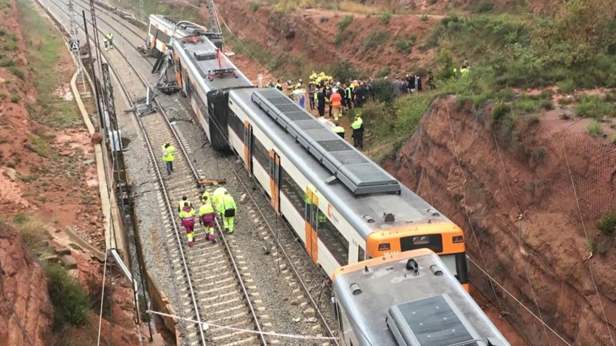 Accidente de tren en Vacarisses