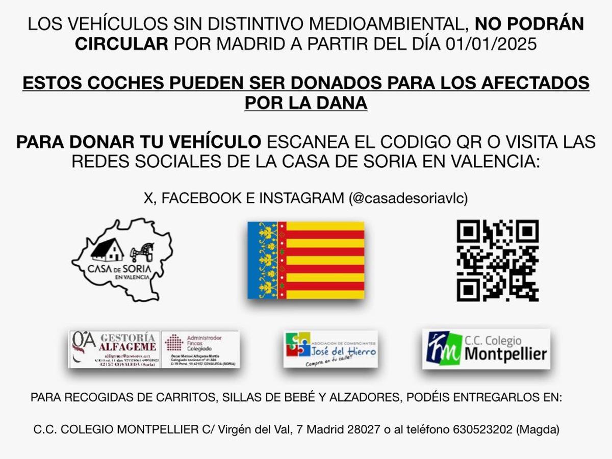 Muchos de estos vehículos están llegando a Valencia desde Madrid.